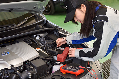 佐賀工業専門学校 女性メカニック